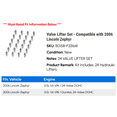 thumbnail image 2 of Valve Lifter Set - Compatible with 2006 Lincoln Zephyr, 2 of 2