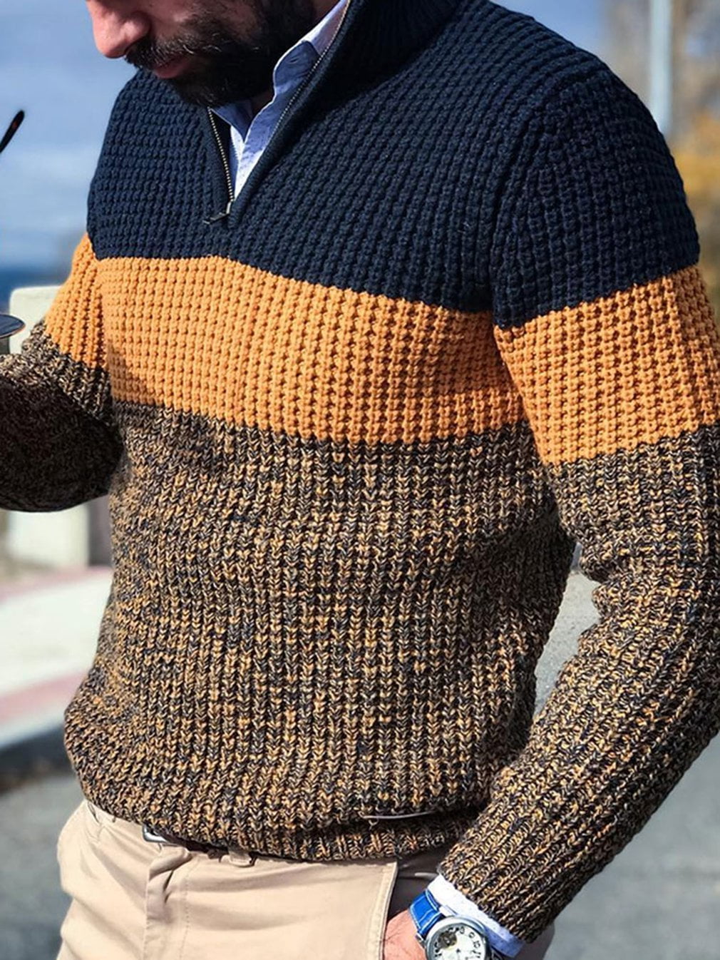 LAMODE Clearance Casual Zipper Color 