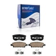 thumbnail image 2 of Detroit Axle - Rear Disc Rotor Brake Pads Calipers Replacement for Chrysler 200 Sebring Jeep Compass Patriot Dodge Avenger Caliber - 6pc Set, 2 of 8