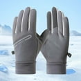 thumbnail image 2 of KHONTS Touchscreen Winter Gloves for Men Women Cold Weather Warm Freezer Work Gloves for Running Driving Cycling Hiking Dark Gray One Size, 2 of 9