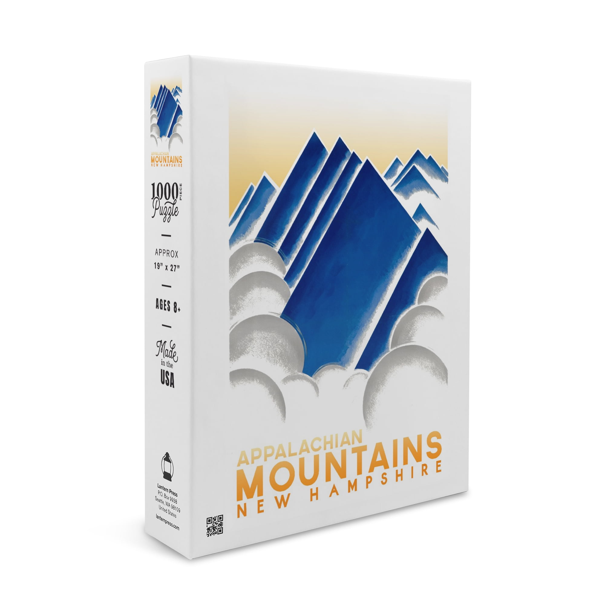 Appalachian Mountains, New Hampshire, Geometric Mountains (1000 Piece Puzzle, Size 19x27 ...
