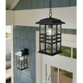 thumbnail image 3 of 1 Light Outdoor Hanging Lantern In Craftsman/Mission Style Made With Climates Materials For Coastal Environments-White Finish Kichler Lighting, 3 of 7