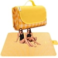 thumbnail image 1 of Manta de pícnic RUIBOLU impermeable, 203 x 203 cm, color amarillo, 1 of 9