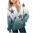 thumbnail image 2 of Bnwani Hoodies Girls Crew Neck Long Sleeve Pockets Sweatshirt Graphic Printed Tops Pullover, 2 of 4