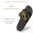 thumbnail image 3 of GZHJMY Stylish Slides for Women Men, Tropical Style Palm Leaves Soft Flexible Slip-on Sandals Slippers, 3 of 7