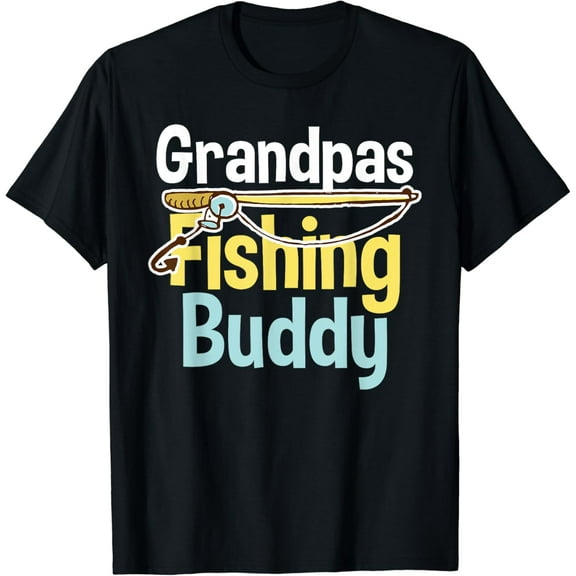 Kid's Grandpa's Fishing Buddy - Fishing T-Shirt