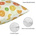 thumbnail image 4 of Rateoe Colorful Lemons Pattern Throw Pillow Cover Premium Pillow Stuffer Sham Square for Decorative Cushion Bed Couch Sofa(Pillow insert not included), 4 of 8