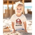 thumbnail image 4 of Big Brother Barn Farm Animals Shirt for Sibling Reveal Baby Announcement Outfits Natural Shirt Youth Small, 4 of 5