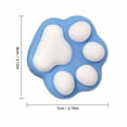 thumbnail image 2 of Cat Paw Squishy with Soft Silicone Design, Blue and White, for Kids and Adults, Relaxation Toy, 2 of 5