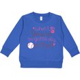 thumbnail image 2 of Inktastic Future Softball Player Girls Toddler Sweatshirt, 2 of 4