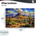 thumbnail image 4 of Stupell Industries Southwestern Majestic Saguaro Desert Landscape Canvas Art, 45 x 30, by Creative Studio, 4 of 8