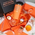 thumbnail image 2 of Gifts for Women Unique Spa Gifts Basket Set Birthday, Mothers Day, Valentines Day Christmas Gifts for Mom, Sister, Her, Girlfriend, Wife Bright Orange Gift Box…, 2 of 3
