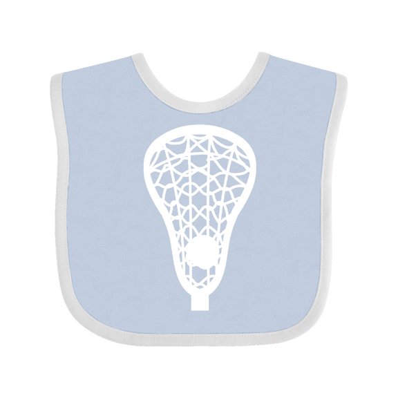 Inktastic Lacrosse Sports Team Coach Player Boys or Girls Baby Bib