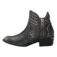 thumbnail image 5 of Circle G by Corral Ladies Shortie Black/Grey Cutout Bootie Q0001, 5 of 8