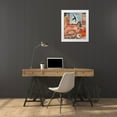 thumbnail image 3 of Hanniet, Marc 26x30 White Modern Wood Framed Museum Art Print Titled - En chaque francaise sommeille une parisienne, 3 of 4