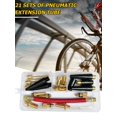 thumbnail image 2 of Juego Adaptadores para Bomba Neumático Bicicleta 21 Uds. Conector Válvula Pie Cama Aire, 2 of 8