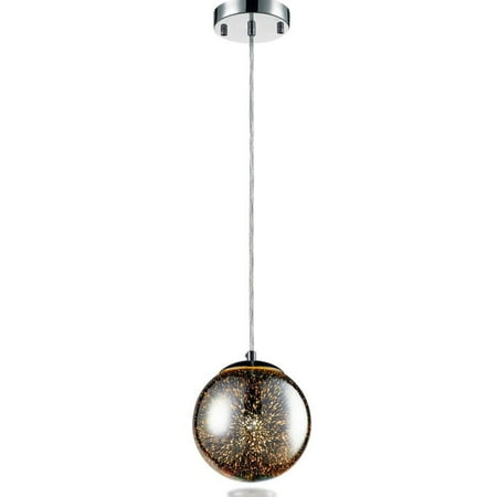 - Serene Life Pendant Light / Hanging Lamp Ceiling Light Fixture, Sculpted Glass Lighting Accent Dome