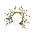thumbnail image 3 of Halo Crown Headpiece Goddess Headband Para Boda Nupcial Puesta En Escena Bola Redonda Sunnimix Fuente, 3 of 8