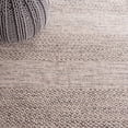 thumbnail image 6 of SAFAVIEH Montauk Karlene Geometric Cotton Area Rug, Ivory/Steel Grey, 5' x 8', 6 of 11