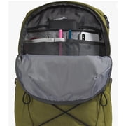 The North Face Jester Backpack Everyday Laptop Forest Olive Light Heather/Tnf Black OS
