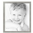 thumbnail image 2 of ArtToFrames 24" x 27" Classic Antique Silver Picture Frame, 24x27 inch Silver Wood Poster Frame (WOM-4926), 2 Pack, 2 of 6