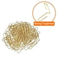 NEEWAY Gold Paper Clips, 200pcs Large Size, 2 Inch Jumbo Paperclips