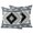 Haze Blue, variant on Outdoor Pillow Covers 16x16 Set of 2, Black Beige Boho Waterproof Patio Throw Pillow Covers for Couch Sofa Chair, Vintage Ethnic Tribal Southwestern Decorative Pillowcases for Throw Pillows