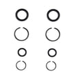 thumbnail image 4 of 4 Set 1/2In 3/8In Impact Wrench Retainer Rings Clip With O-Ring Pneumatic Wrench, 4 of 9