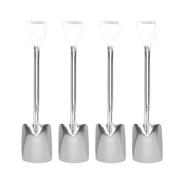 Ice Cream Spoon, Stainless Steel Stainless Steel Cute Shovel Spoon For Home 4 Quadrate Shovel