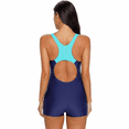 thumbnail image 4 of Aozrynl Swimsuits for Women One Piece Bathing Suits Racerback Boyleg Sports Swimwear Swimsuit Women's Professional Sports One-piece, 4 of 7