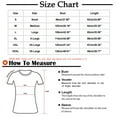 thumbnail image 3 of Admvng Tops For Women Trendy Fashion Summer V-Neck Solid Short Sleeve Casual Top Blouse S-3XL, 3 of 8