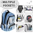 thumbnail image 3 of KUIFORTI White Wolf Backpack with Lunchbox for Elementary Primary Middle Kid Bookbag Set 4Pcs Boys School Bag Pencil Case School Supplies for Students, 3 of 6