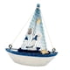 thumbnail image 2 of 1 modelo de velero de madera, mini velero, decoración náutica, adorno de mesa. Ancla del barco, 2 of 8