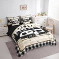 thumbnail image 2 of Catabedysis Rustic Camping 7-Piece Twin Bedding,Camper Print Bedding Comforter Set For Boys,Multicolor,Black Reversible, 2 of 7