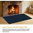 thumbnail image 3 of Hearth Rugs for Fireplaces Fire Resistant, 42 x 24 x 0.04 inch Fireproof Fireplace Mat Hearth Rug, Hearth Pads for Wood Stove Fireplace Indoor Outdoor, Protect Floors Carpets from Sparks Embers-Blue, 3 of 5