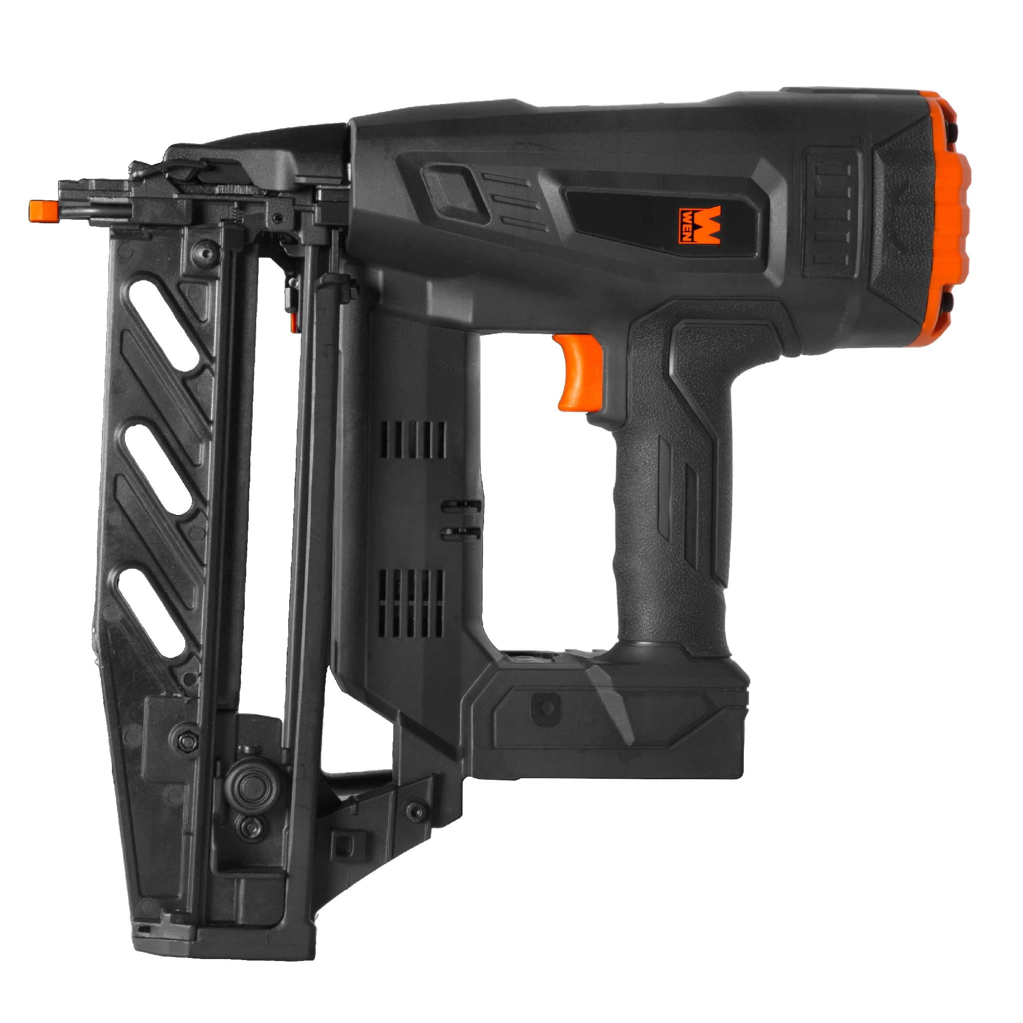 WEN 20V Max Cordless Brushless 16-Gauge Brad Nailer (Tool Only – Battery Not Included) (20516BT)