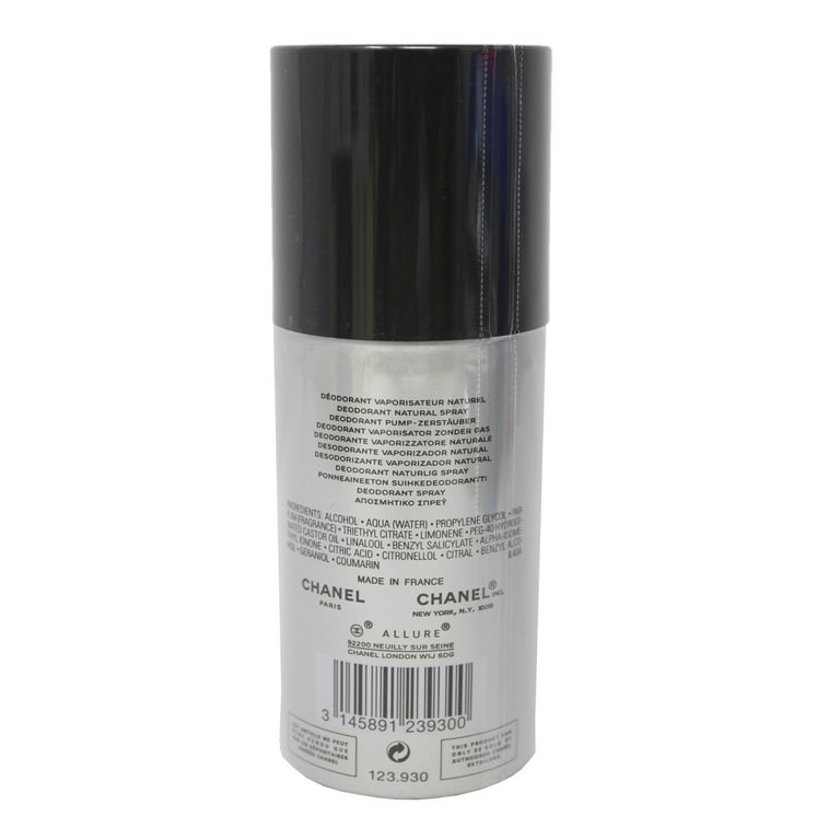 Chanel Allure Homme Sport Deodorant Spray 3.4 oz 