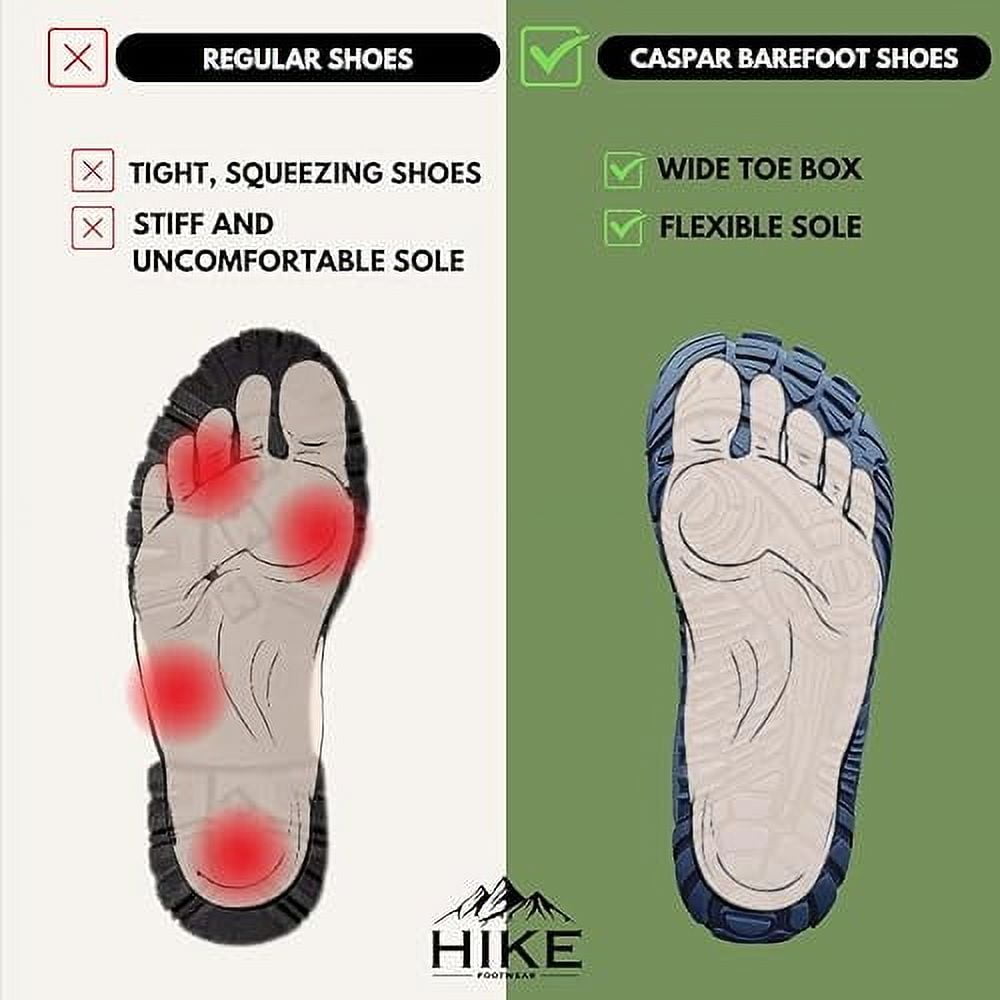 Hike Footwear Caspar Pro - Non-slip & waterproof winter barefoot shoes Walking, Hiking Boots For Women Men (Unisex)