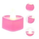 thumbnail image 2 of 24 velas eléctricas con forma de corazón, románticas y sin llama., 2 of 5