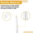 thumbnail image 5 of Unique Bargains 1 Set Universal Petrol Fuel Line Gas Line Pipe Hose Plastic Clear 3.93ft 0.12"OD 0.2"ID, 5 of 7