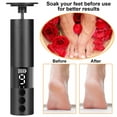 thumbnail image 3 of Eurhowing Electric Foot Callus Remover, Rechargeable Foot File with 20 Sandpaper Disks, Portable Pedicure Tools for Hard Skin, Black, 3 of 9