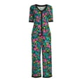 thumbnail image 6 of The Pioneer Woman Short Sleeve Top with Pant Pajama Set, Women’s, 2-Piece, 6 of 6