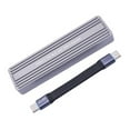 thumbnail image 4 of USB C M.2 SSD Enclosure For NVME And NGFF 2242 2280 SSDs, Aluminum Toolless, 4 of 6