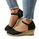thumbnail image 4 of WILLBEST Sandalias Para Mujer, Sandalias Onduladas Con Plataforma Y Cuña, Sandalias De Cuña Transpirables Con Hebilla Trenzada Versátiles A La Moda, 4 of 7