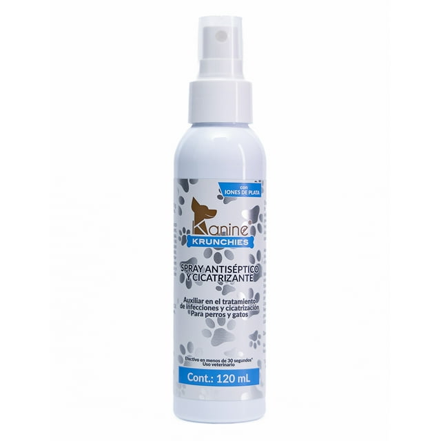 Cicatrizante y Antiséptico en Spray para Mascotas Kanine Krunchies 120 ml