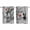 DarkGray, variant on 2 Panels Kitchen Tier Curtains 39 Inch Length, Grey Kitchen Knife Fork Grommets Window Treatment Curtain, Fork Wooden Modern Art Thermal Curtains Drapes for Living Room/Bathroom