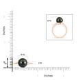 thumbnail image 4 of Angara Solitaire Tahitian Cultured Pearl Bypass Ring in 14K Rose Gold for Women | June Birthstone Jewelry for Her, 4 of 8