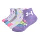 thumbnail image 1 of Pack múltiple de calcetines Under Armour Quarter Lilac Star 2-4T para niñas, 1 of 5