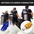 thumbnail image 2 of Professional Quick Connector Fittings for Oxygens Systems Filling Station Valves Charging Adapter 5/8 Female/Male, 2 of 8