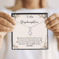thumbnail image 2 of Stepdaughter Ribbon Pendant Necklace,Gift for Step Daughter,Stepdaughter Necklace Gift from Step Mother,Step Daughter Birthday Gift, Anniversary Gift, . Necklace Jewelry With Meaningful Messages S, 2 of 6